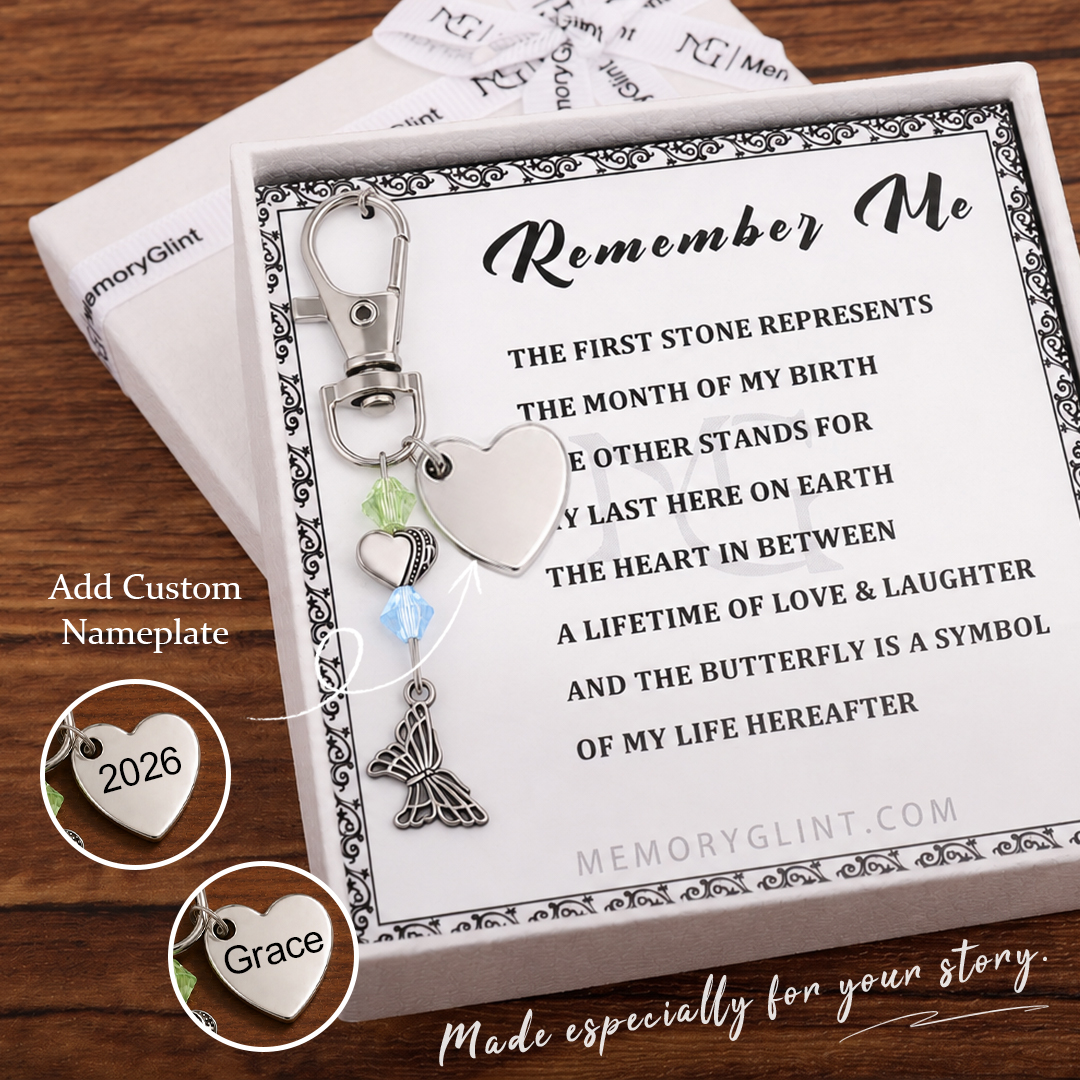 The Remember Me Poem & Charm, Butterfly