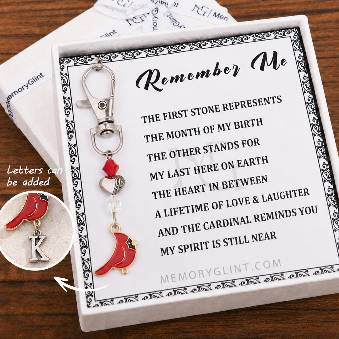 The Remember Me Poem & Charm, Cardinal