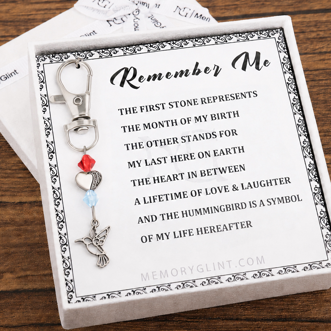 The Remember Me Poem & Charm, Hummingbird