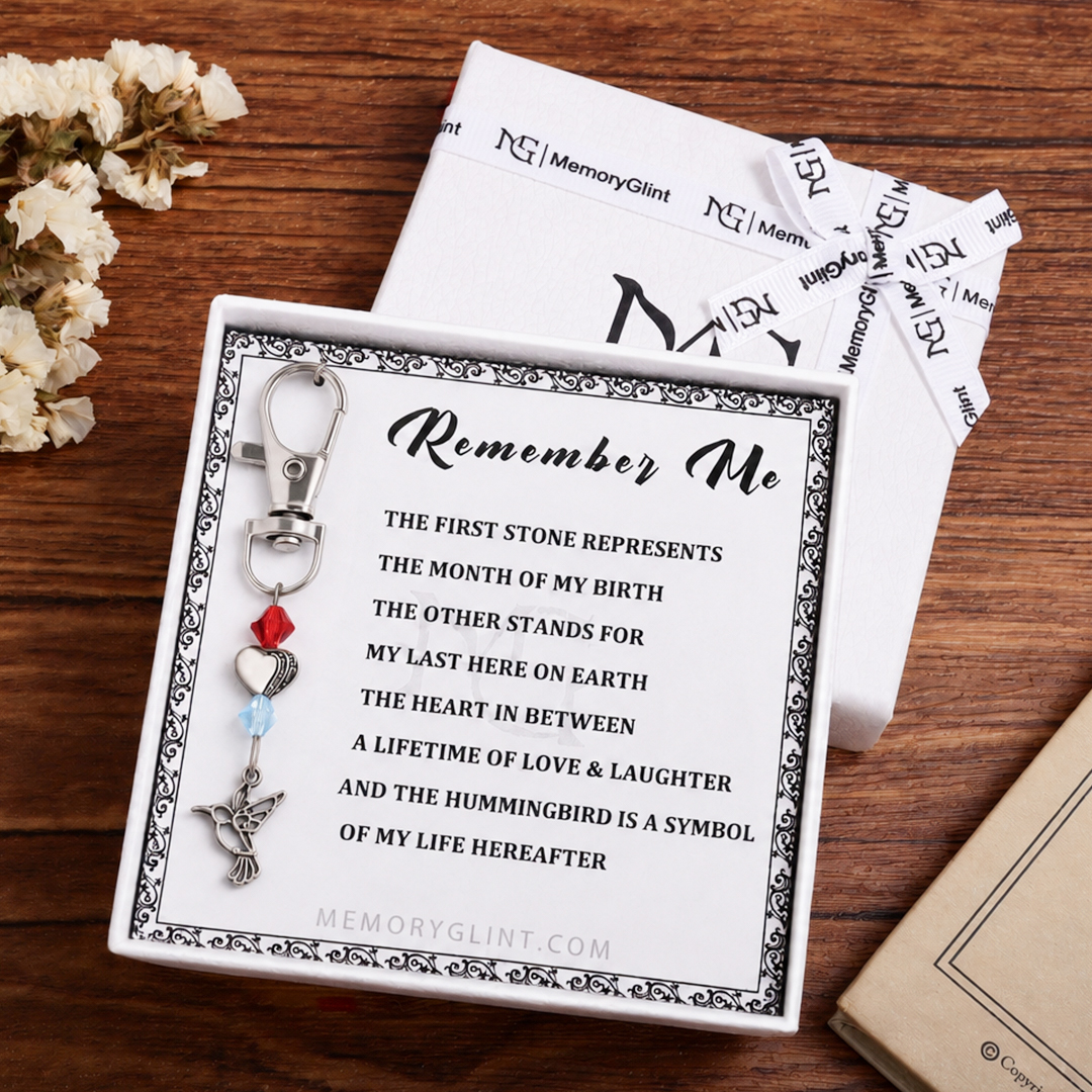 The Remember Me Poem & Charm, Hummingbird
