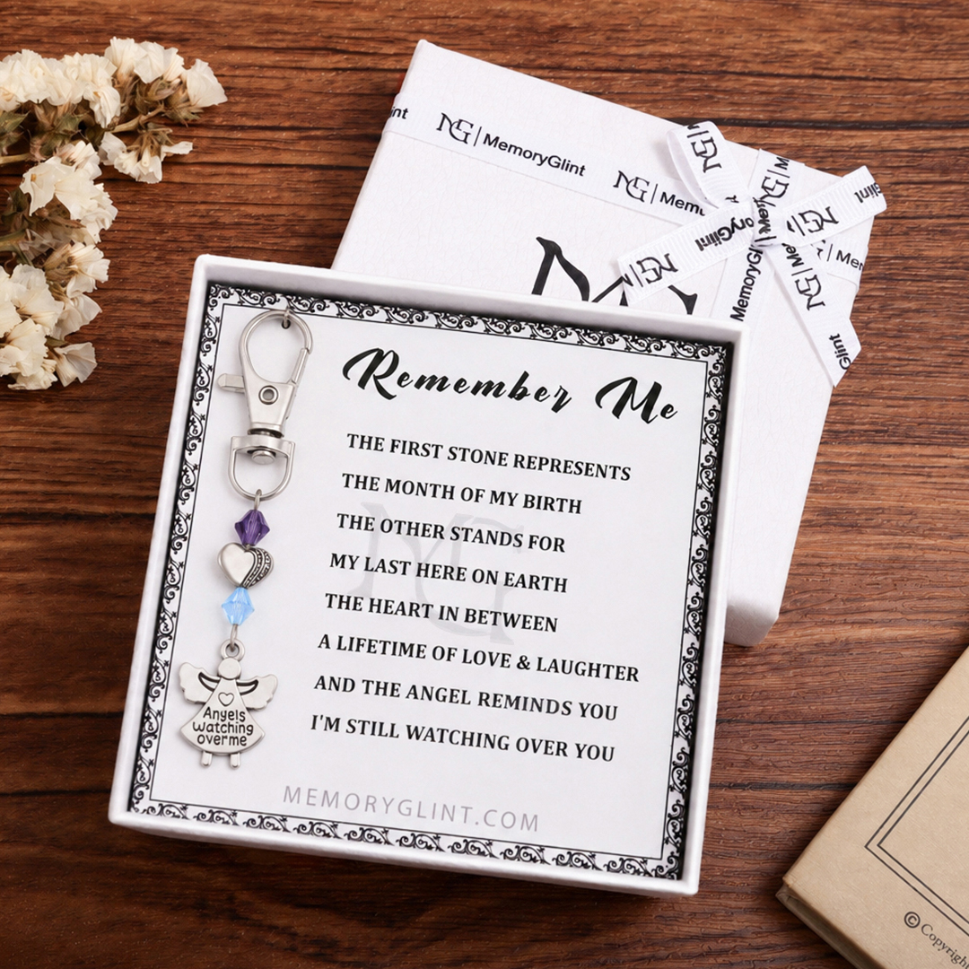 The Remember Me Poem & Charm, Little Angels watching ove me