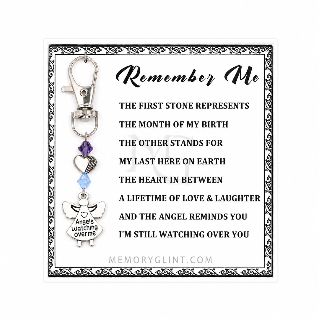The Remember Me Poem & Charm, Angels watching over me