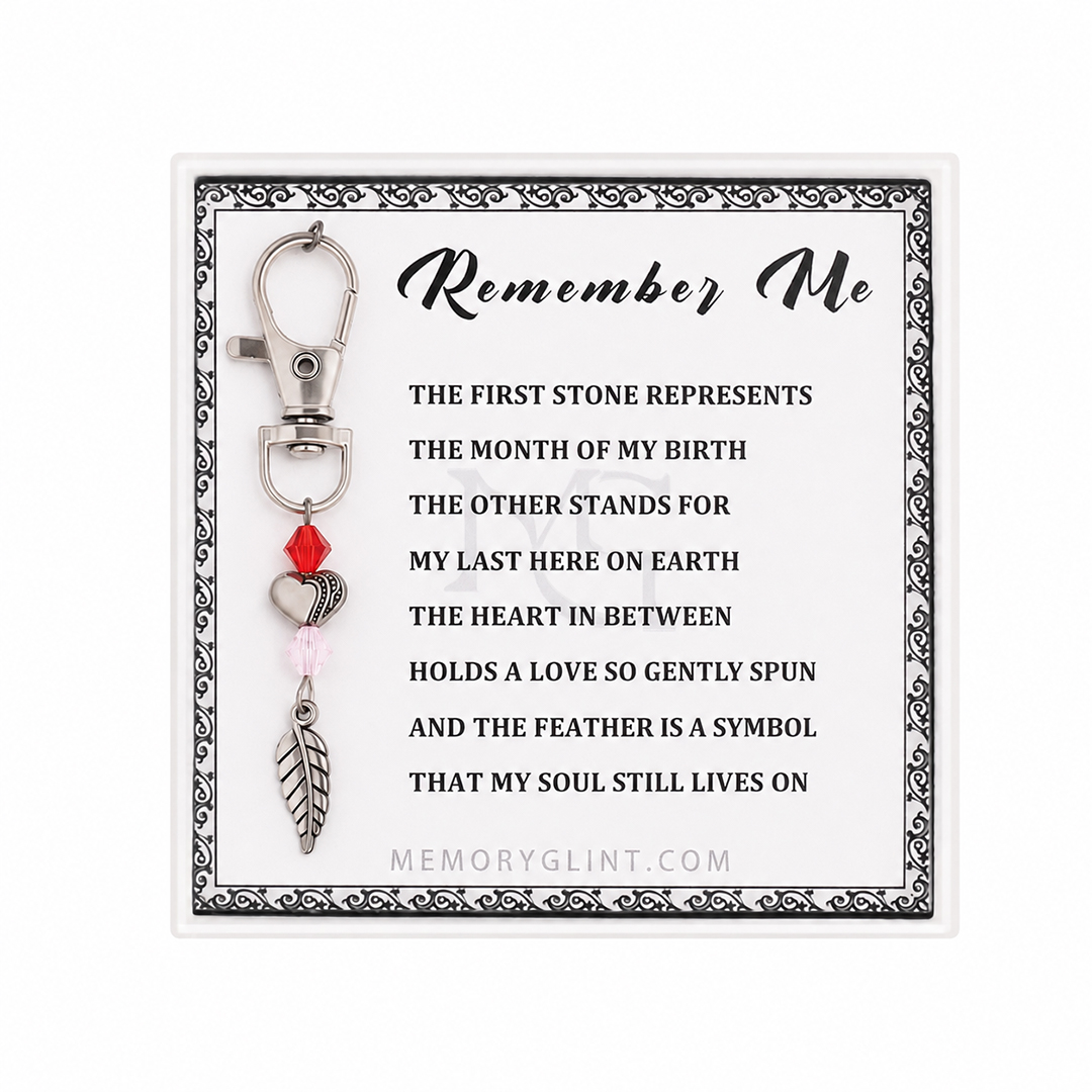 The Remember Me Poem & Charm, Eternal Feather