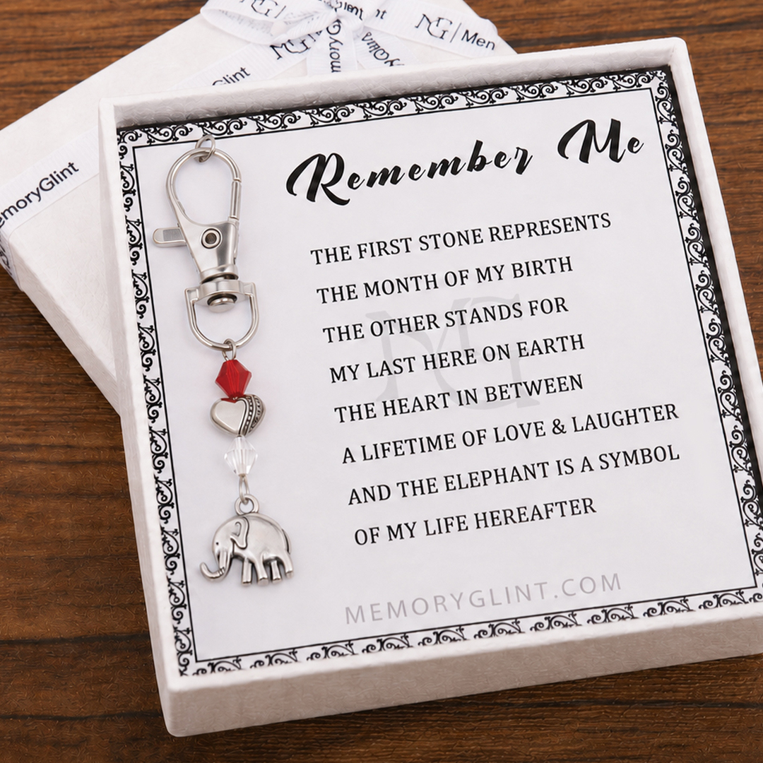 The Remember Me Poem & Charm, Elephant