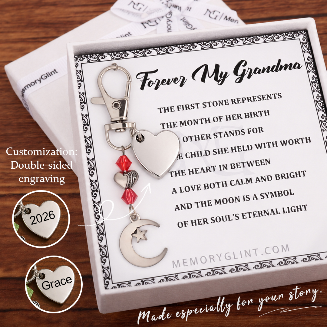The Forever My Grandma Poem & Charm, Moon