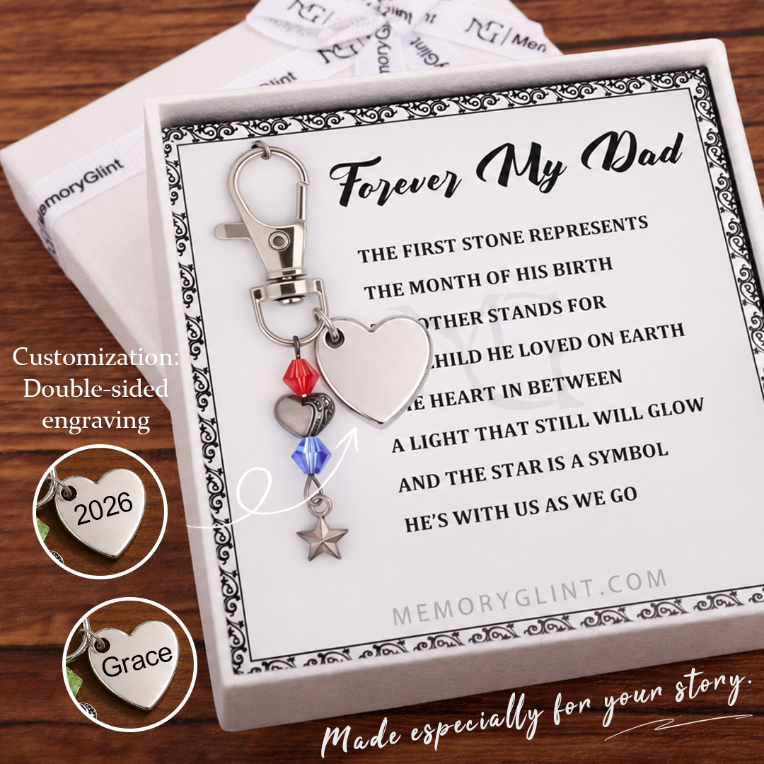 The Forever My Dad Poem & Charm, Star