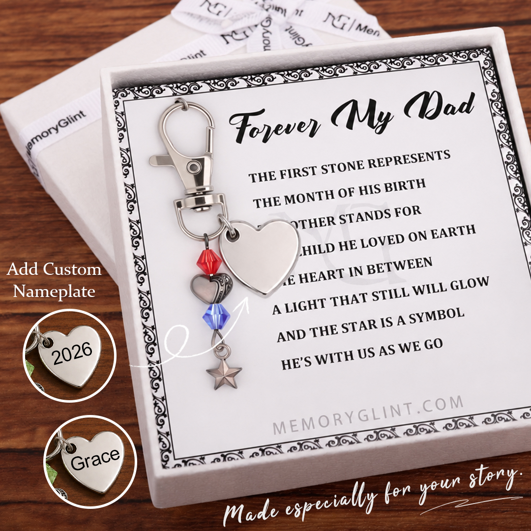 The Forever My Dad Poem & Charm, Star