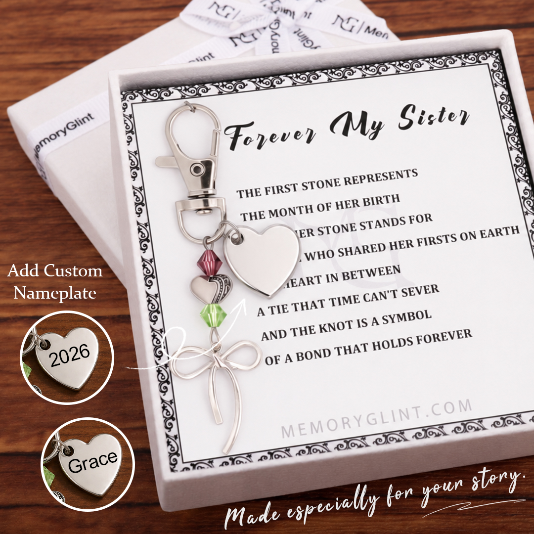 The Forever My Sister Poem & Charm, Knot
