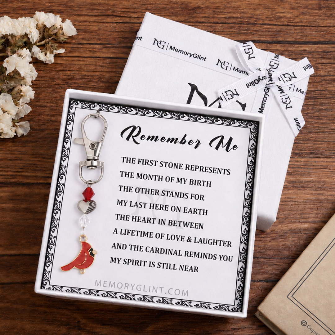 The Remember Me Poem & Charm, Cardinal of Remembrance