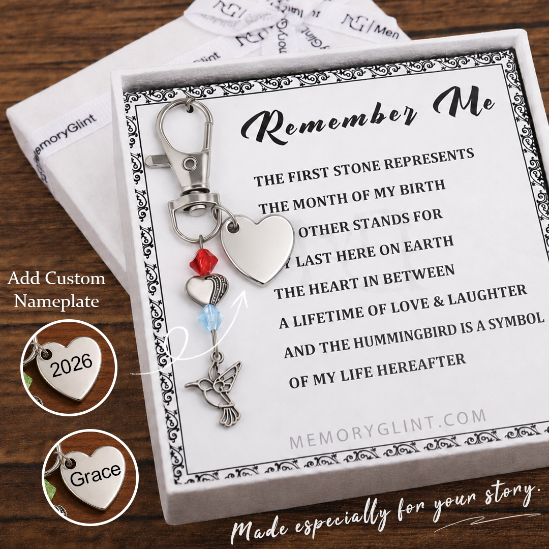 The Remember Me Poem & Charm, Hummingbird