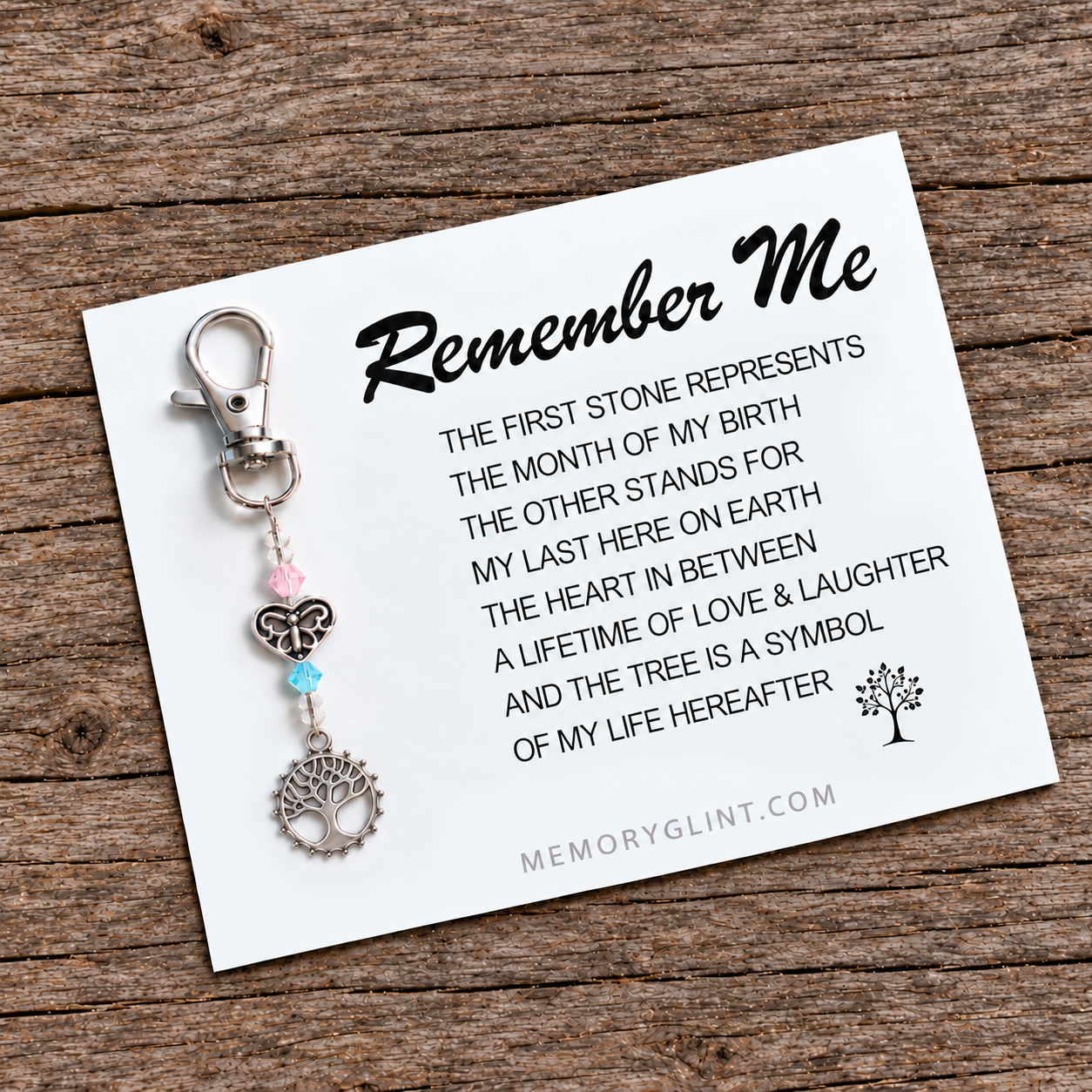 The Remember Me Poem & Charm, Tree of Life