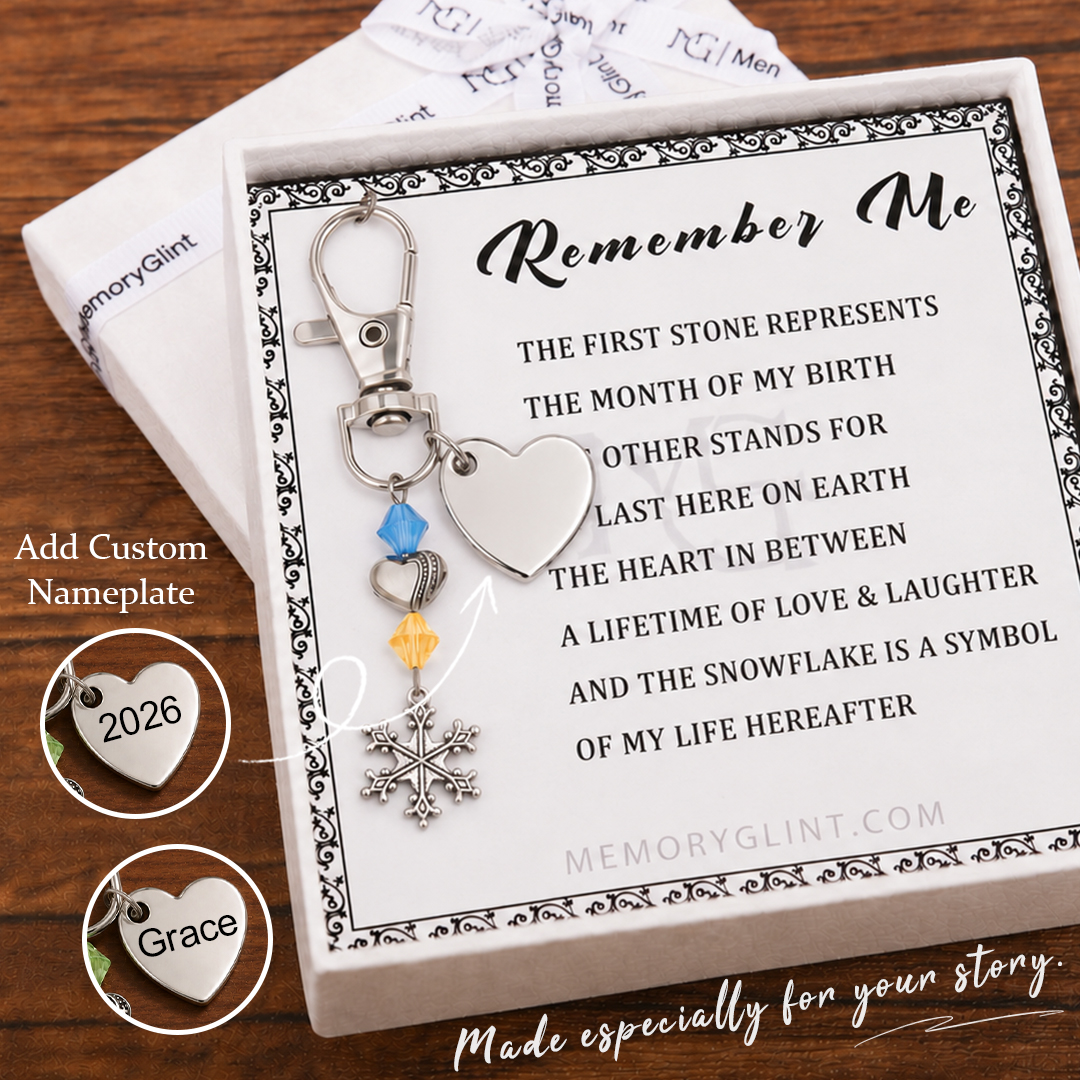 The Remember Me Poem & Charm, Eternal Snowflake