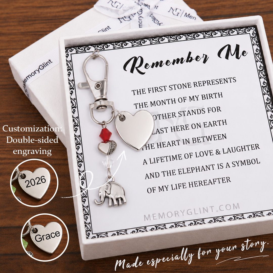 The Remember Me Poem & Charm, Elephant