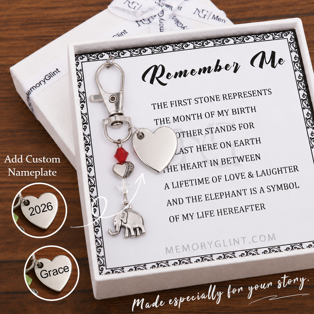 The Remember Me Poem & Charm, Elephant