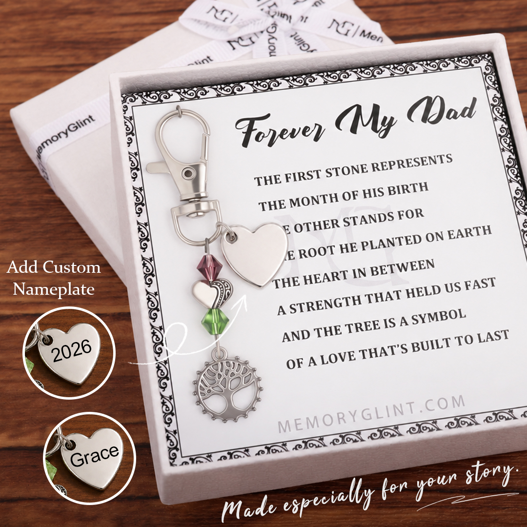 The Forever My Dad Poem & Charm, Tree