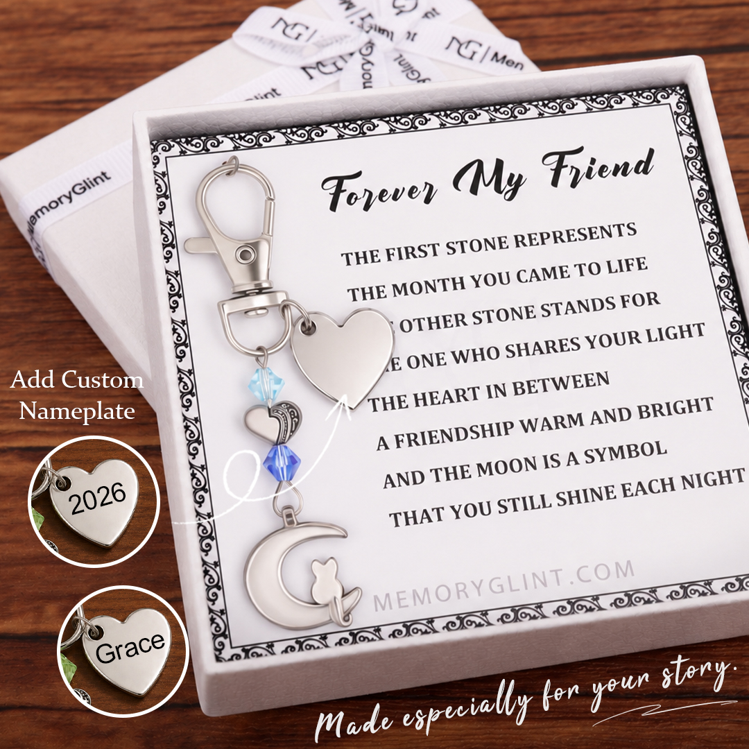 The Forever My Friend Poem & Charm, Moon