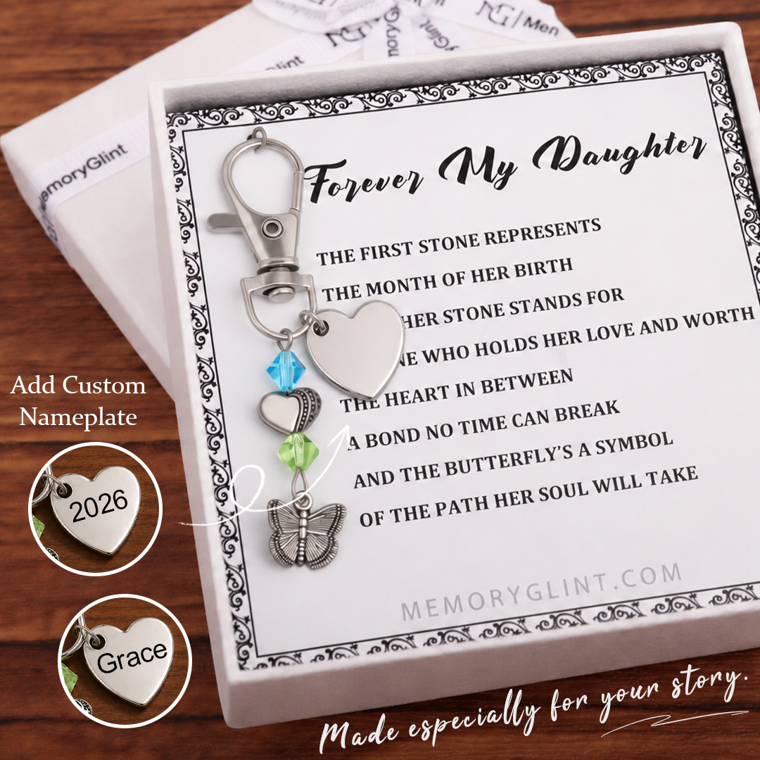 The Forever My Daughter Poem & Charm, Butterfly