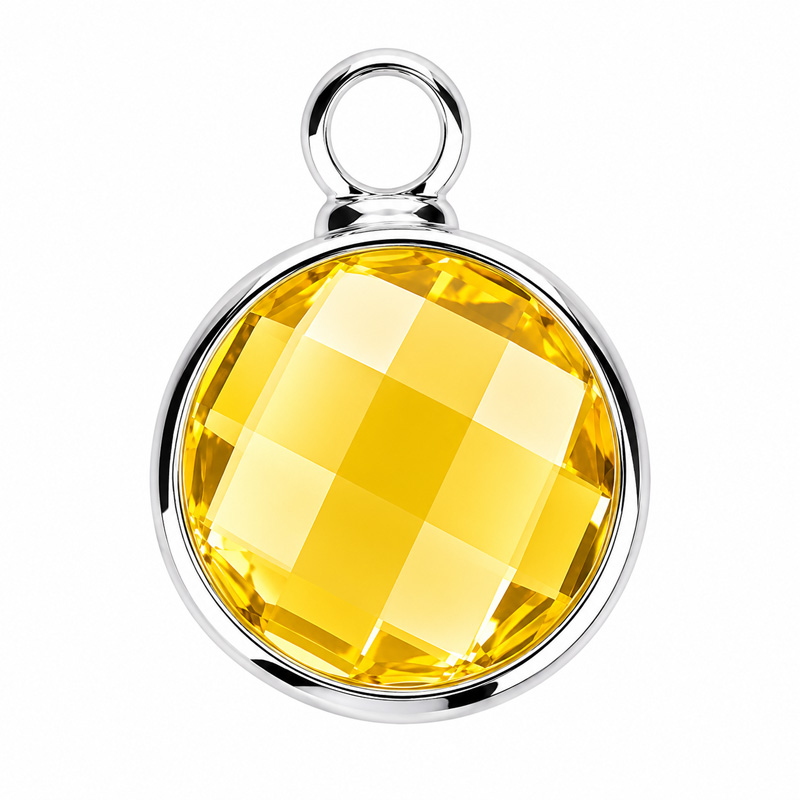 Round-Birthstone - Add a Meaningful Month