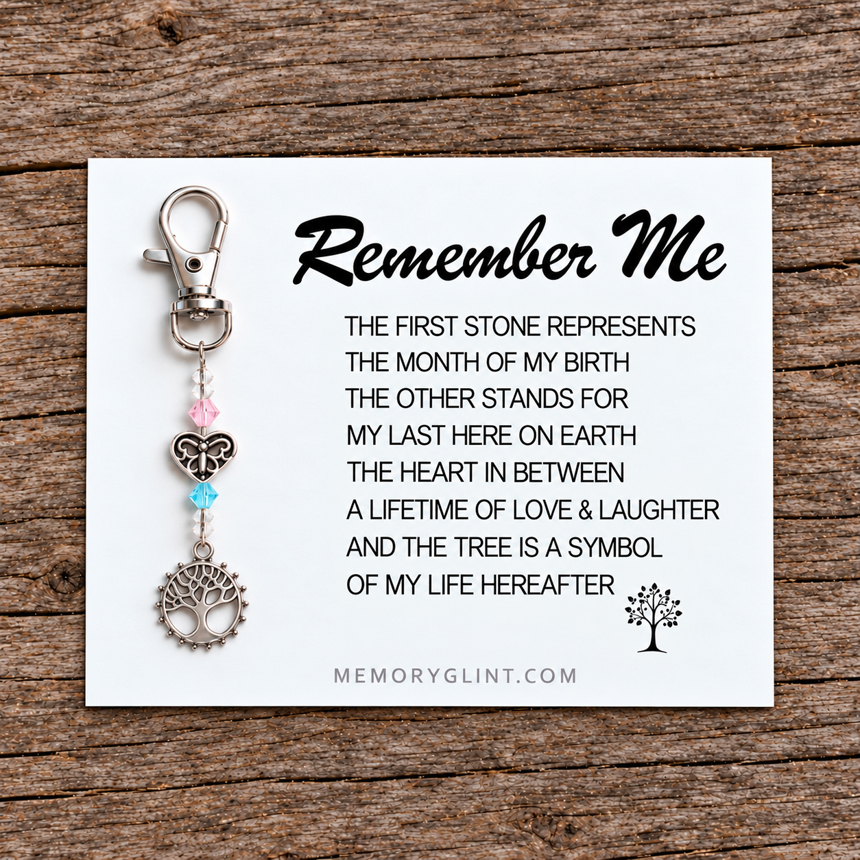 The Remember Me Poem & Charm, Tree of Life