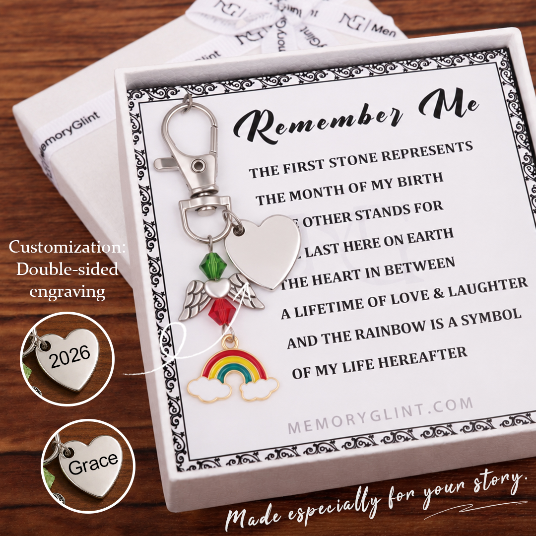 The Remember Me Poem & Charm, Rainbow
