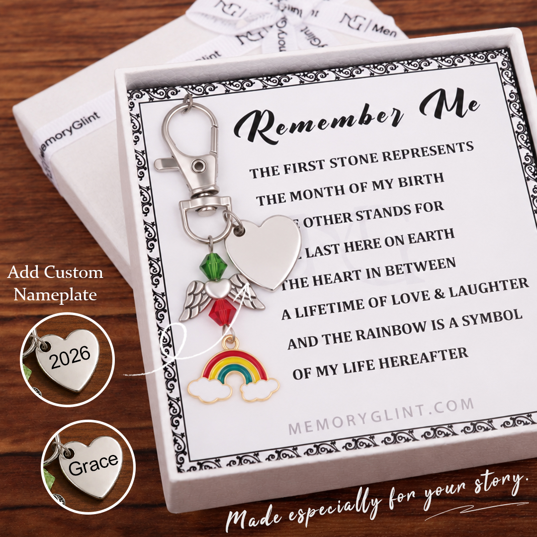 The Remember Me Poem & Charm, Rainbow
