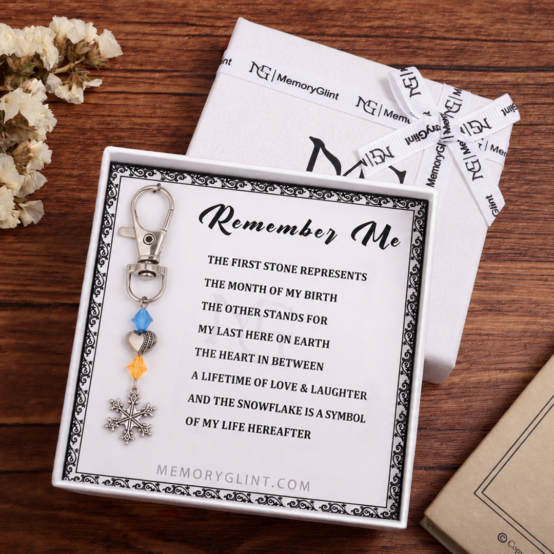 The Remember Me Poem & Charm, Eternal Snowflake