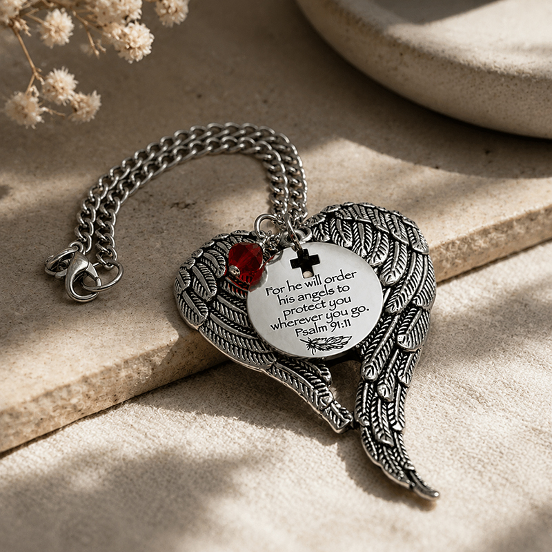 Dad Memorial Car Charm – “I Have An Angel In Heaven, I Call Him Dad”