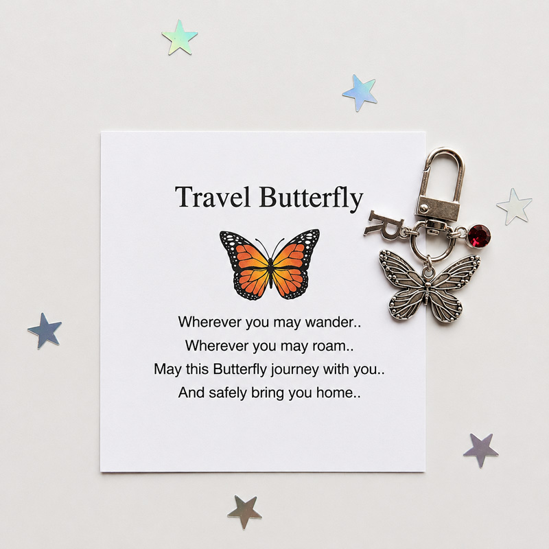 Wherever You May Wander – Personalized Travel Butterfly