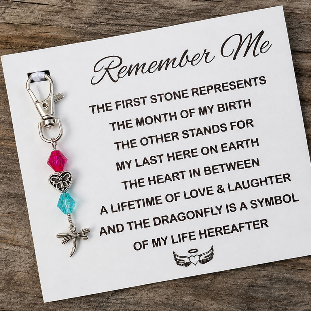 The Remember Me Poem & Charm, Dragonfly of Life Hereafter