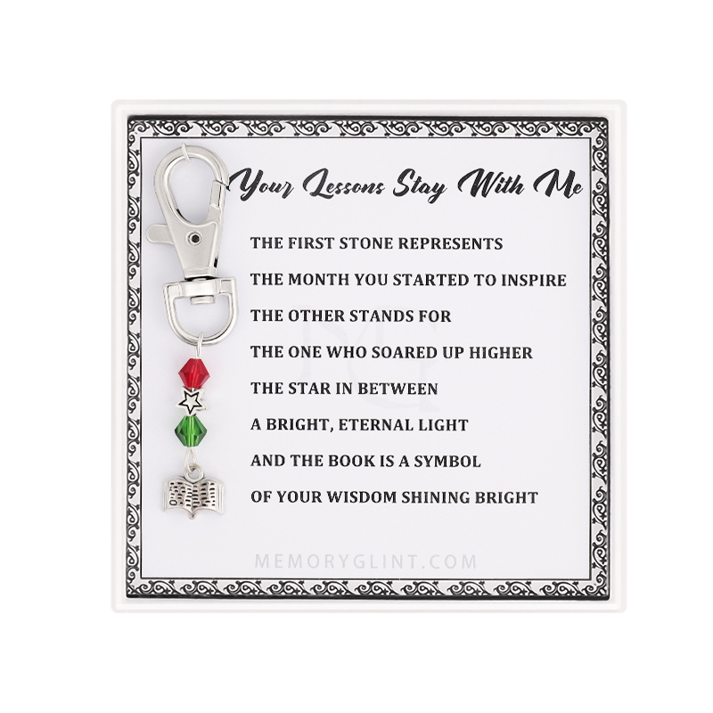 Your Lessons Stay With Me Poem & Charm, Book