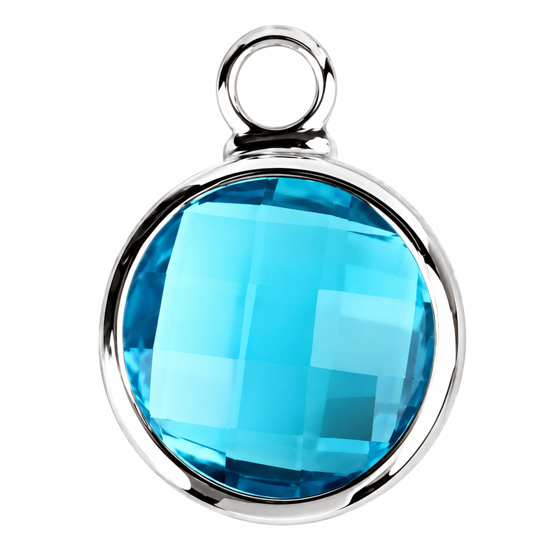 Round-Birthstone - Add a Meaningful Month
