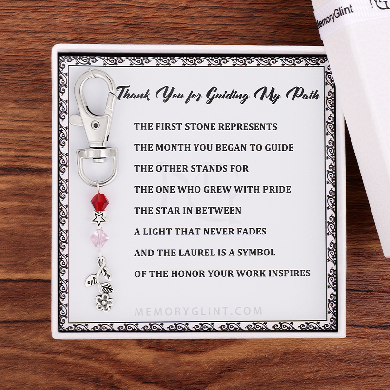 Thank You for Guiding My Path Poem & Charm, Laurel