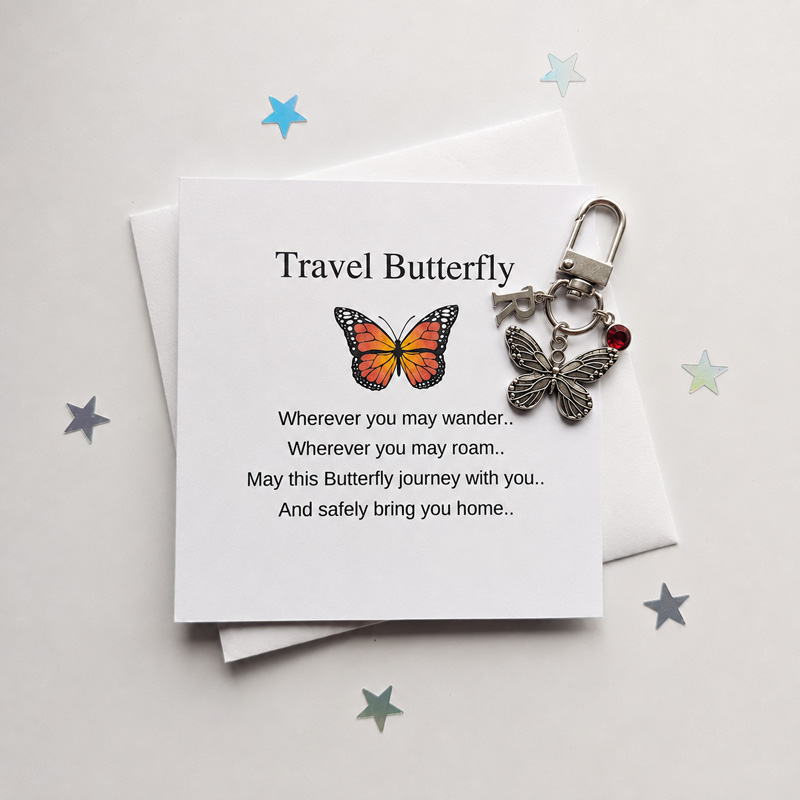 Wherever You May Wander – Personalized Travel Butterfly