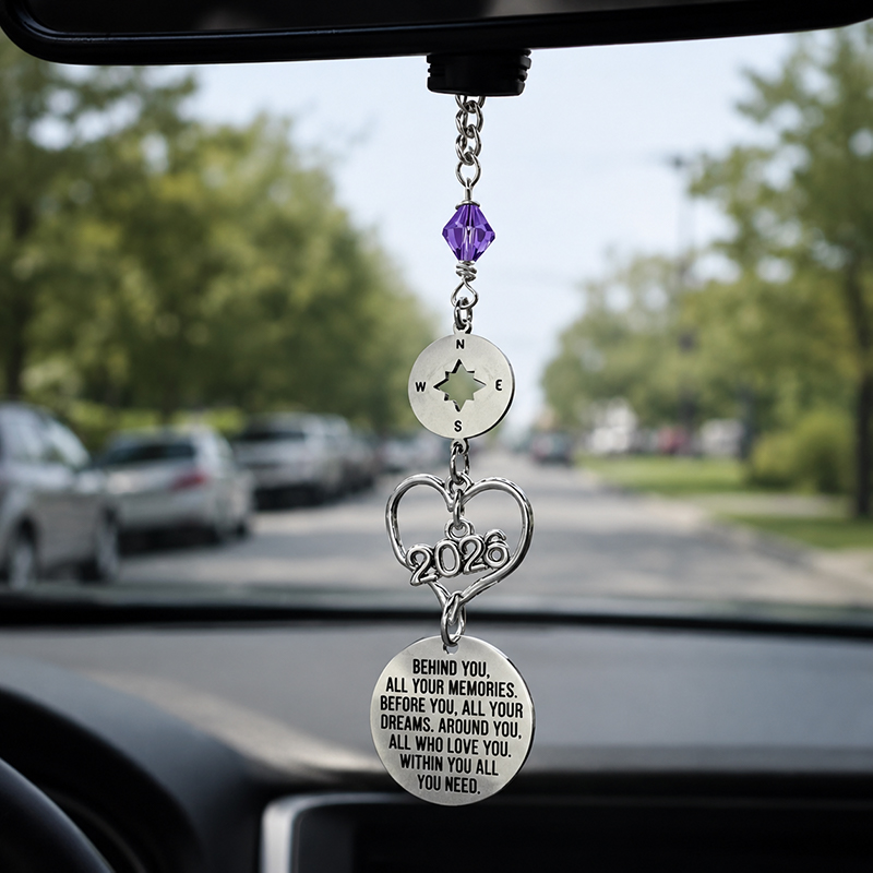 Angel of New Journey Car Charm – 2026 Inspirational Keepsake