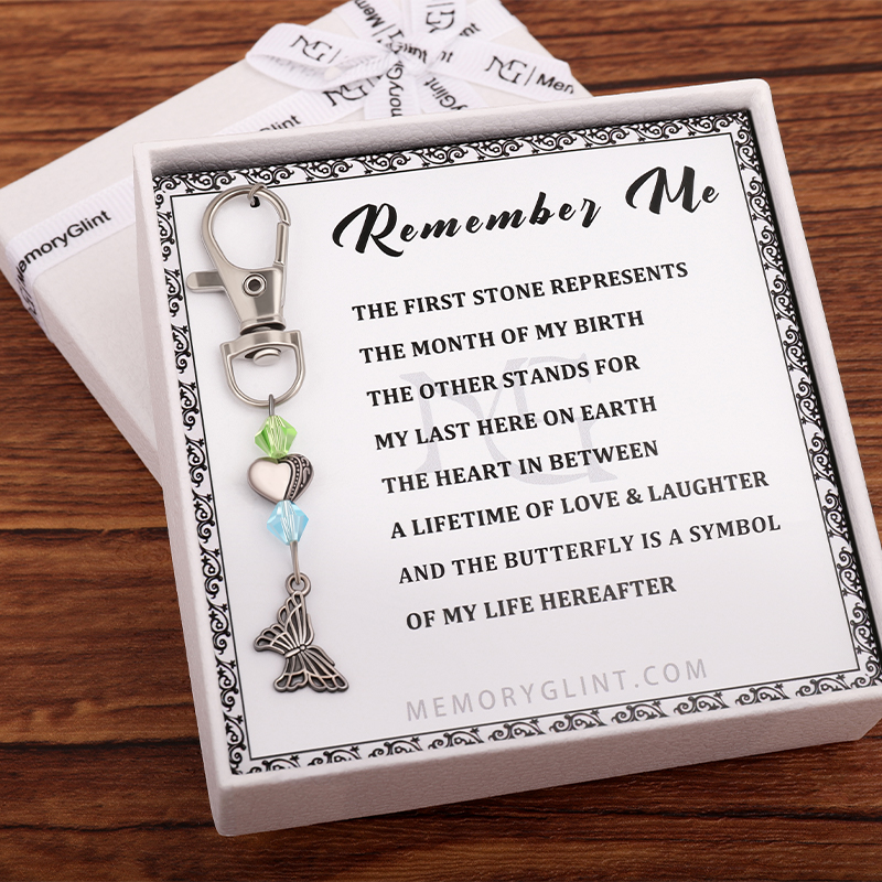 The Remember Me Poem & Charm, Butterfly
