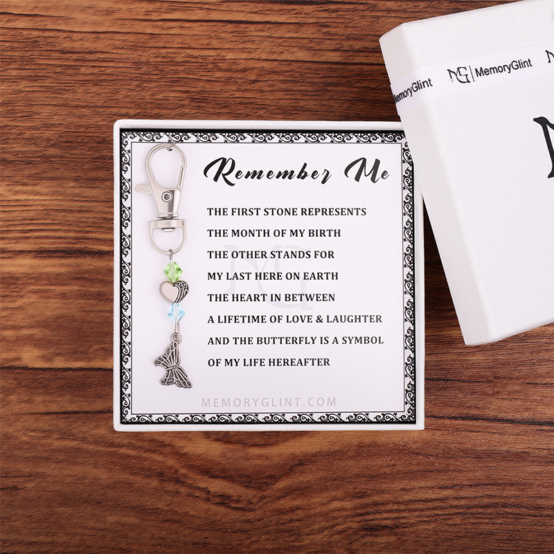 The Remember Me Poem & Charm, Butterfly