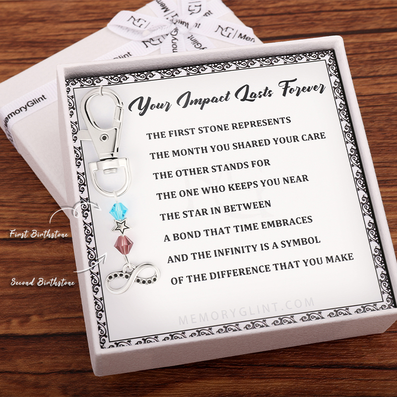 Your Impact Lasts Forever Poem & Charm, Infinity