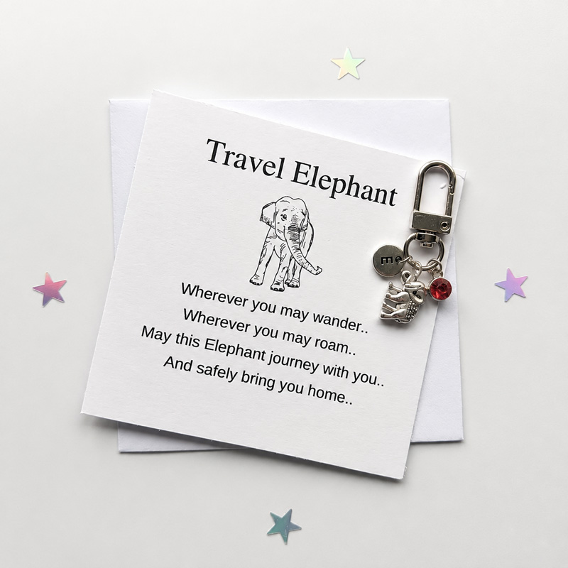 Wherever You May Wander – Personalized Travel elephant-Metal