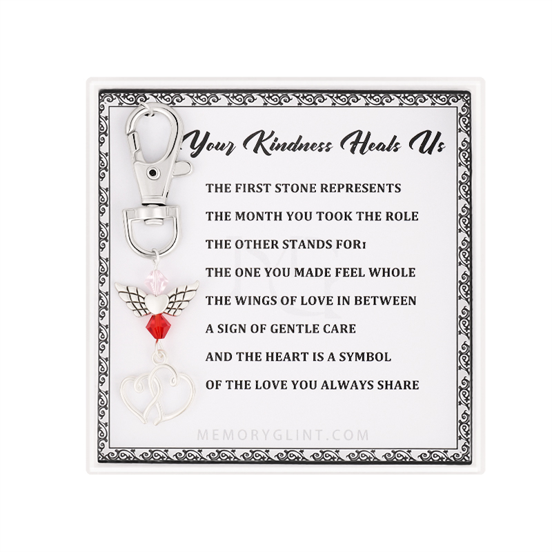 Your Kindness Heals Us Poem & Charm, Heart