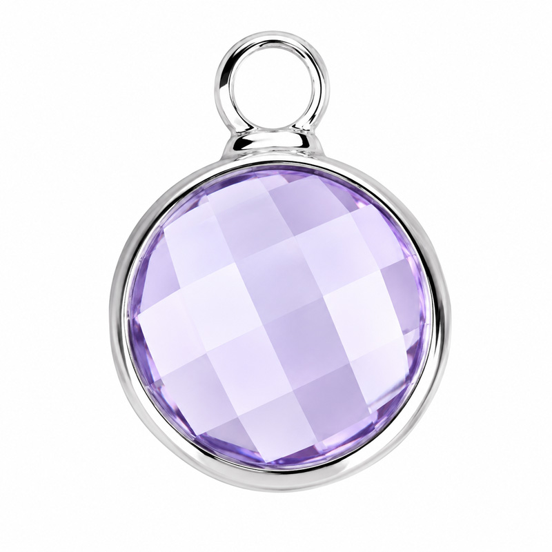 Round-Birthstone - Add a Meaningful Month