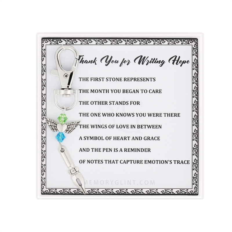 Thank You for Writing Hope Poem & Charm, Pen