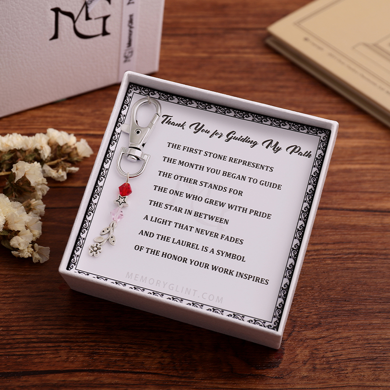 Thank You for Guiding My Path Poem & Charm, Laurel