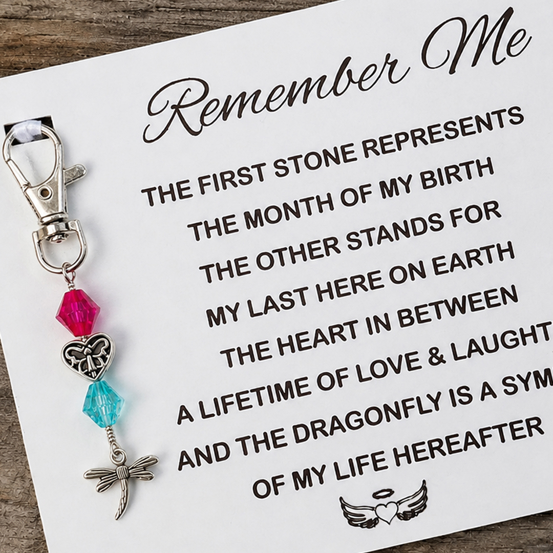 The Remember Me Poem & Charm, Dragonfly of Life Hereafter