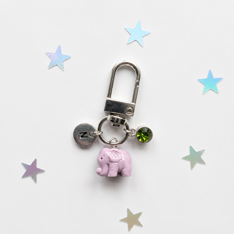 Wherever You May Wander – Personalized Travel elephant-Purple