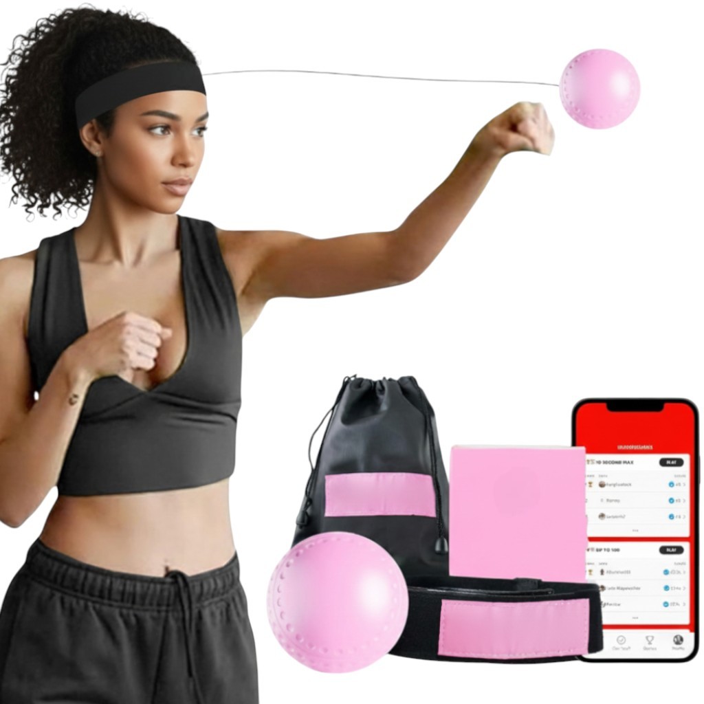 Boxing Reflex Ball With App Tracking For Workout Training