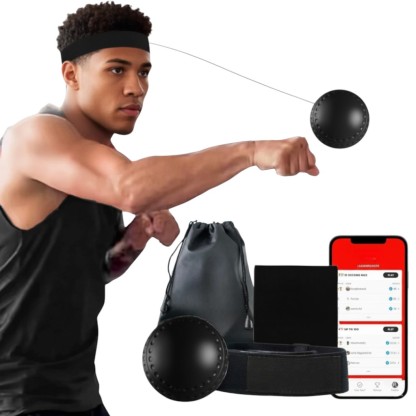Boxing Reflex Ball With App Tracking For Workout Training