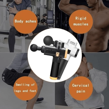 4 in 1 - Pain Relieving - 3 Speed Setting - Deep Muscle Massager