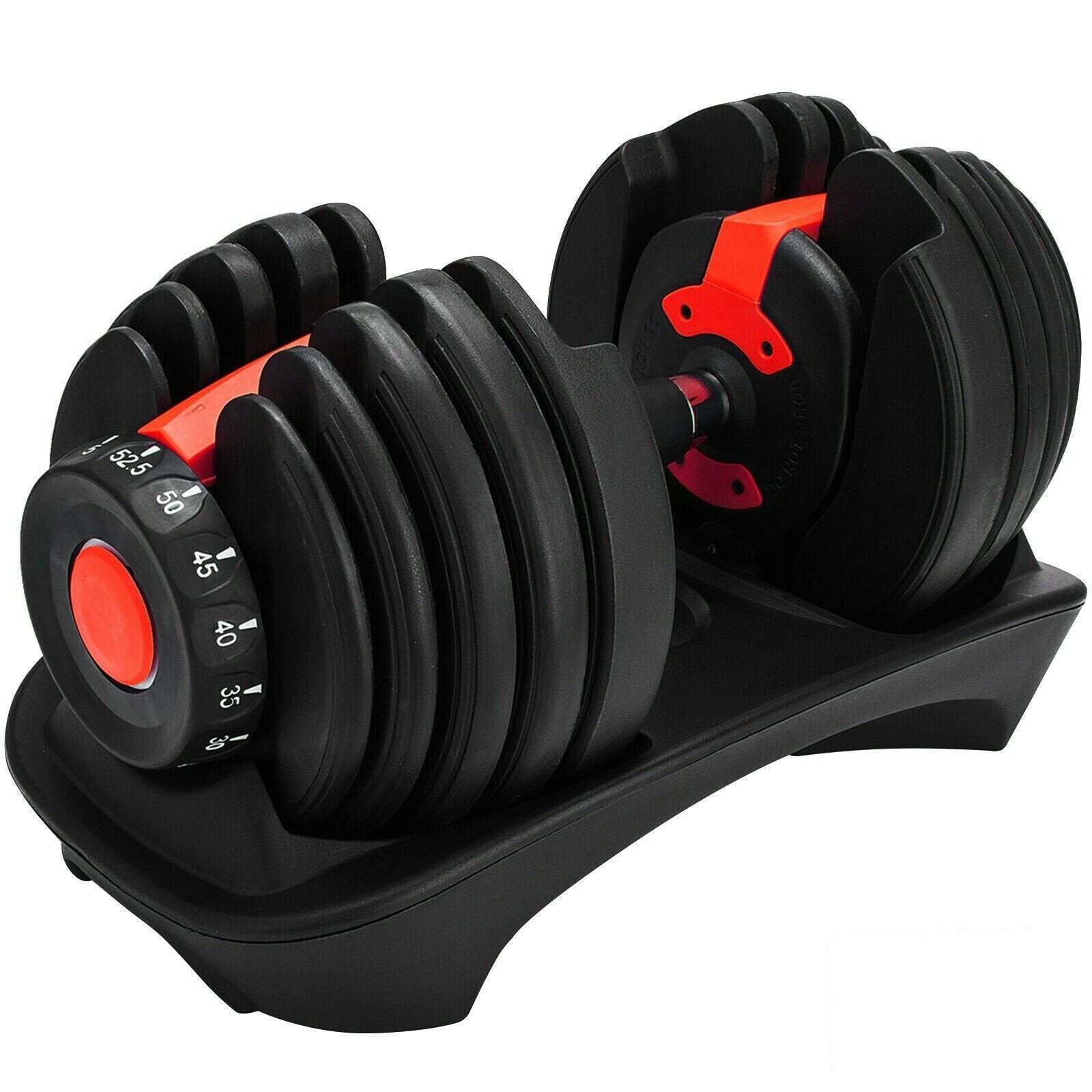 552 Select Adjustable Dumbbell Set For Home 52Lbs