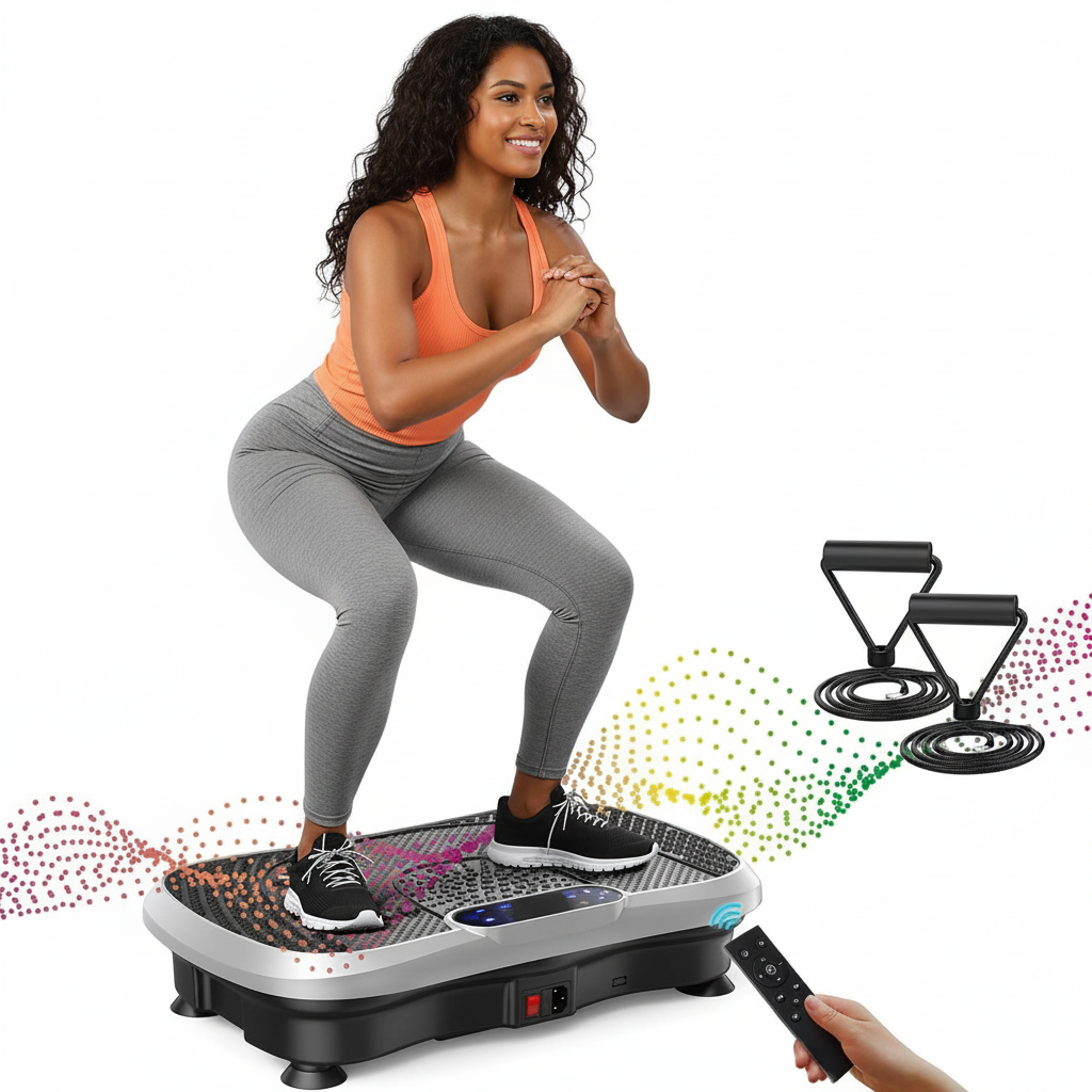 Vibration Plate Exercise Machine For Fitness Training