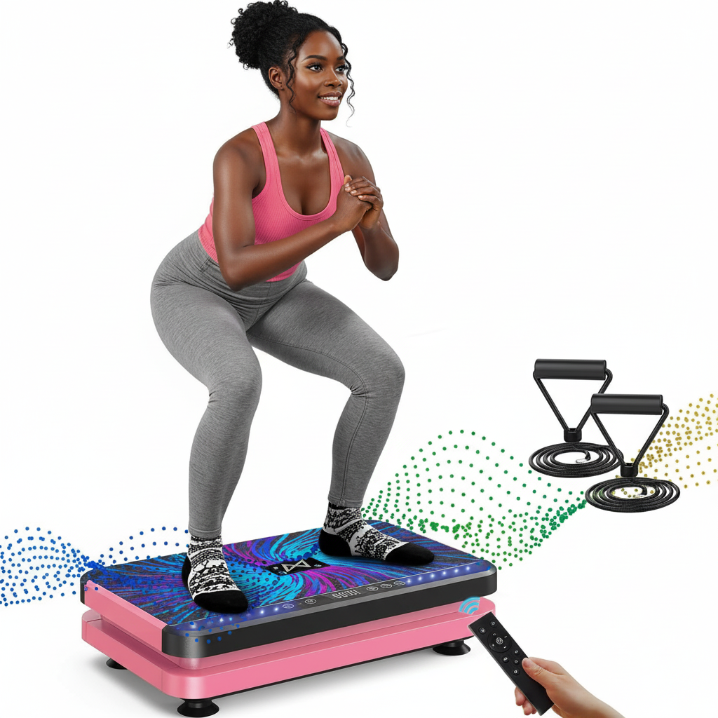 Vibration Plate Exercise Machine For Fitness Training
